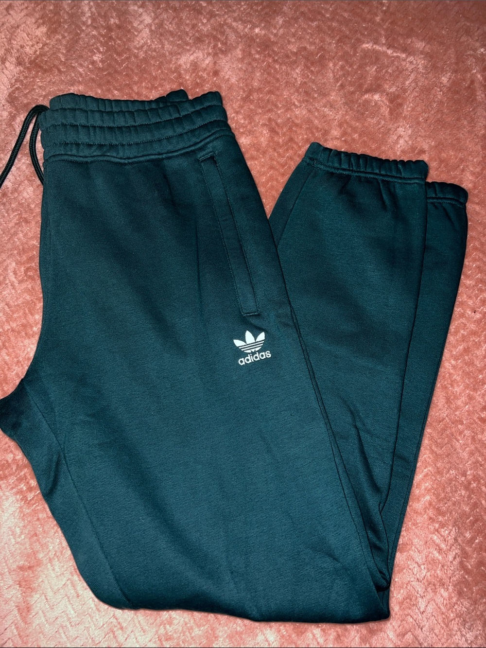 adidas emerald green Fleece Joggers